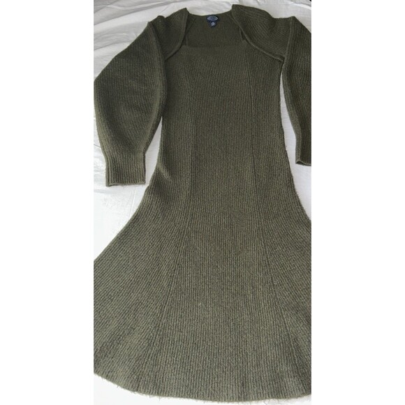 Green Long Sleeve Maxi Sweater Dress In Women’s Medium - Picture 14 of 16